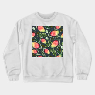 Mangoes and Greenery | Watercolor | Pattern Crewneck Sweatshirt